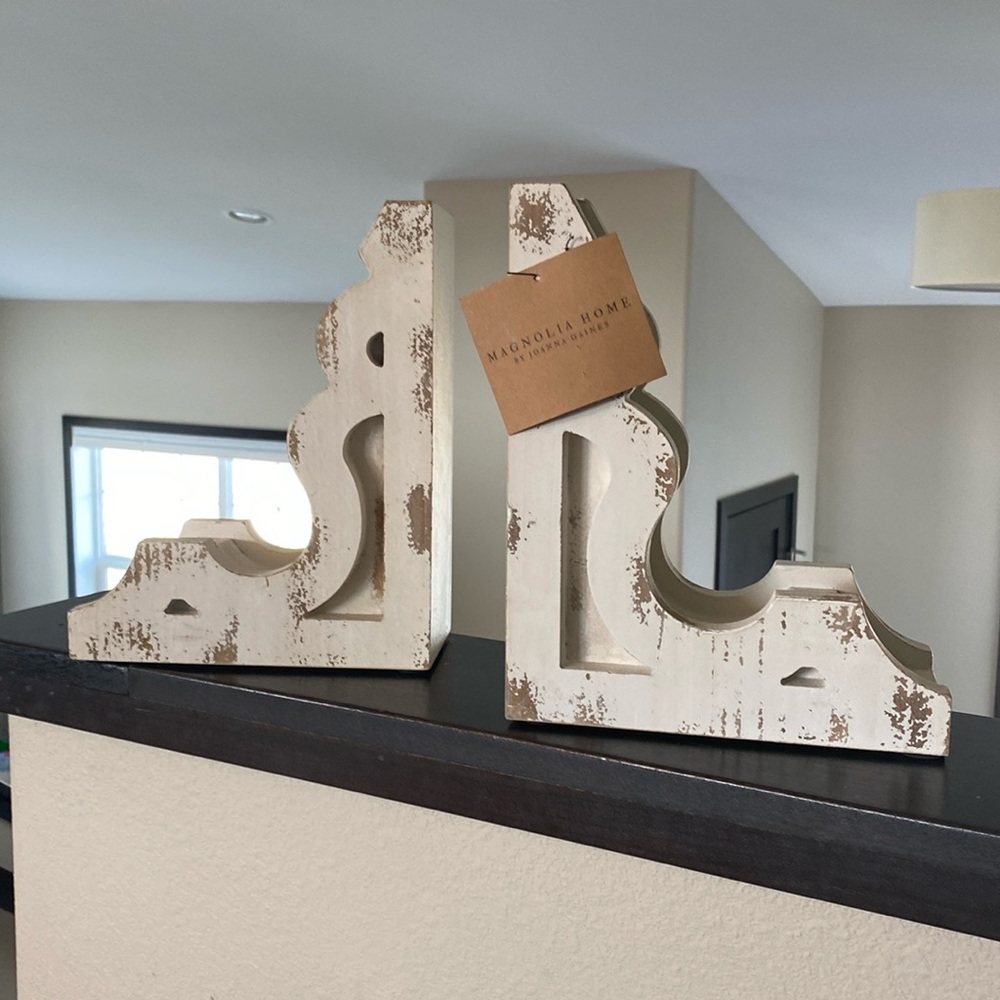 Magnolia Home wooden Bookends